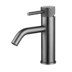 Wiesbaden Ribbd Mitigeur lavabo avec coldstart gunmetal PVD SW632115
