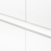 BRAUER Furiosa Plan de lavabo 120.5x46cm 2 vasques et 2 trous pour robinetterie rectangulaire Fine Stone blanc mat SW86536