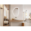 FugaFlow Eccelente Arredo Miroir Sim - 60x40cm - éclairage - chauffage miroir - horizontal/vertical - organique SW1469328