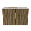 Mondiaz JOYA-DLUX 60cm meuble de toilette - couleur Dusk - Vasque FAYE position Gauche Sans trou de robinet couleur Arena SW1425727