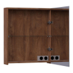 BRAUER Impress Armoire de toilette - 60x70x15cm - sans éclairage - avec 1 porte miroir double face à droite - Forêt Cacao SW393028