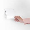 Brabantia ReNew porte-rouleau de toilette - avec couvercle - blanc SW237216
