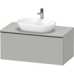 Duravit D-neo Meuble sous vasque 100x55x45.9cm 1 tiroir Gris béton mat SW641225