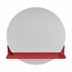 Mondiaz SPOT Miroir de salle de bains - rond 60cm - tablette de miroir - couleur Fire SW1235524