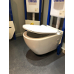 GO by Van Marcke Aquaflow Compact WC suspendu sans bride avec abattant frein de chute et déclipsable blanc SW242519
