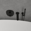 Villeroy & Boch Antao Mitigeur thermostatique encastré avec vanne d'arrêt deux voies - noir mat SW974310