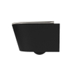 MONDIAZ LAVIE WC suspendu - 36x53cm - sans bride - Linen (offwhite) - softclose - quick-release - abattant WC - Urban (noir) SW1208658