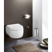 Zack Linea réserve Porte-rouleau de papier toilette 6.4X18X2.5cm Inox brossé mat SW23668