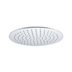 Fortifura Calvi Ensemble de douche pluie encastrable - thermostatique - bras plafond - pommeau 25cm - douchette ronde - flexible lisse - chrome SW1233130