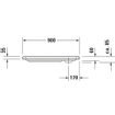 Duravit D-code receveur de douche 90x80x8,5cm acrylique blanc 0295839