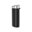 Brabantia Touch Bin Afvalemmer - 40 liter - kunststof binnenemmer - matt black - matt steel fingerprint proof SW1117331