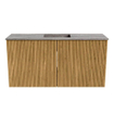 Mondiaz JOYA-DLUX Meuble de salle de bains 80cm - couleur Oak - Vasque FAYE position Milieu Sans trou de robinet couleur Oza SW1424096