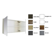 Sanicare Qlassics armoire de toilette 120x60x15cm avec 2 portes miroir double face brillant blanc SW17921