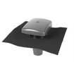 Ubbink Ubiflex rioolontspannings pan + adapter zwart 1404471