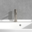 Villeroy & Boch Loop & Friends Mitigeur de lavabo monocommande - avec garniture de vidage à tirette - Nickel brossé mat (inox) SW974114