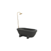 Gardentub vrijstaand (tuin)bad - 194x94x66cm - kunststof - geschikt voor buiten - mat antraciet SW1017087