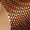 Brauer Copper Carving inbouwthermostaat - inbouwdeel - 3 carving knoppen - PVD - geborsteld koper SW715715