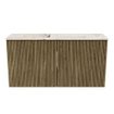 Mondiaz JOYA-DLUX 80cm toiletmeubel - kleur Dusk - Wastafel FAYE positie Links 1 kraangat kleur Nata. SW1425900