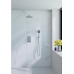 FugaFlow Eccelente Acces Ensemble de douche pluie encastré - thermostatique - bras mural - pomme de tête 25cm - douchette ronde - flexible de douche métallique - chrome SW1450648