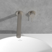 Villeroy & Boch Loop & Friends ensemble de robinet à une poignée - Nickel brossé (inox) SW974330