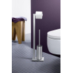 Zack LINEA Serviteur de toilettes - 73x15x18cm - autoportant - inox brossé mat SW23659