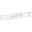 Hansgrohe RainSelect afbouwdeel voor inbouw douchekraan thermostatisch voor 4 functies 59.8x90cm mat wit SW297632