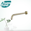 FugaFlow Eccelente Sobrado Badkamer wandarm - 35cm - geborsteld messing PVD SW1123190