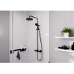 Hansgrohe Vernis Blend showerpipe met thermostaat ecosmart mat zwart SW647136