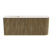 Mondiaz JOYA-DLUX 101.6cm toiletmeubel - ronding rechts kleur Dusk - Wastafel FAYE positie Links 1 kraangat kleur Meli. SW1425852