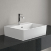 Villeroy & Boch memento 2.0 Lavabo à poser 50x42cm 1 trou de robinet et trop-plein Ceramic+ stone white SW209585