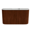 Mondiaz JOYA-DLUX Meuble de salle de bains 73.2cm - arrondis gauche et droite couleur Ruby - Vasque FAYE position Milieu Sans trou de robinet couleur Opalo SW1423762