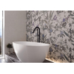 Terravito Melora wandtegel - 60x120cm - gerectificeerd - Betonlook - White decor mat (wit) SW1119864