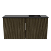 Mondiaz JOYA 80cm meuble de toilette - couleur Shadow - Lavabo FAYE position Droite Sans trou de robinet couleur Urban SW1421496