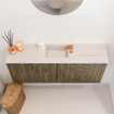 Mondiaz JOYA-DLUX 100cm meuble de toilette - couleur Dusk - Vasque FAYE position Milieu 1 trou de robinet couleur Meli. SW1425833