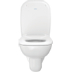 Duravit D-code Abattant de WC 43x36x4cm compact Plastique blanc Brillant SW46980
