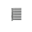 Sanicare HVW Elektrische Radiator - 172x45cm - 671W - wifi - thermostaat - chroom - linksonder - chroom SW1185624