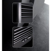 Instamat Rondo lux radiateur sèche-serviettes, dim. h 1490 x l 507 mm, 6 connexions ½", incl. supports muraux, standard blanc SW416889