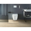 Duravit SensoWash Starck F Lite WC-douche - 37.8x57.5cm - sans bride de rinçage - avec abattant de WC - blanc brillant SW420600