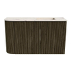 Mondiaz JOYA-DLUX 71.6cm toiletmeubel - ronding links kleur Shadow - Wastafel FAYE positie Rechts 1 kraangat kleur Nata. SW1426254