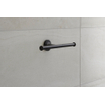 Duravit Starck T Porte-rouleau de papier toilette - double - sans clapet - noir mat SW297075