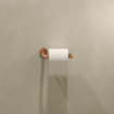 Clou Kaldur porte-rouleau de papier toilette en forme de L sans clapet bronze brossé PVD SW917311