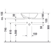 Duravit Bacino vasque à poser rectangulaire 55x42cm blanc 0291327