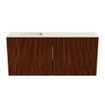 Mondiaz JOYA-DLUX 90cm meuble de salle de bains - couleur Ruby - Vasque FAYE position Gauche Sans trou de robinet couleur Meli. SW1425363