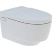 Geberit AquaClean Mera Comfort WC japonais avec aspirateur d'odeur, sècheur air chaude et Ladydouche avec abattant frein de chute et télécommande murale Blanc brillant SW809493