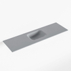 Mondiaz LEX Fontein - 100x30x0.9cm - wasbak midden - zonder kraangaten - voor toiletmeubel - Solid surface - Plata SW1025999