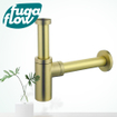 FugaFlow Eccelente Sobrado Siphon lavabo Laiton brossé SW1124347