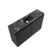 MONDIAZ TURE-DLUX Meuble toilette - 80cm - Urban - EDEN - vasque Lava - position centrale - 1 trou de robinet SW1103640