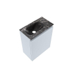 MONDIAZ TURE-DLUX Meuble WC 40 cm Clay. Lavabo EDEN Lava position gauche. Avec 1 trou de robinet. SW1103700