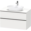 Duravit D-neo Meuble sous vasque 100x55x66.4cm 2 tiroirs Blanc mat SW641299