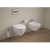 QeramiQ Salina Toiletpot - 56x38x35cm - spoelrandloos - zonder toiletzitting - wit SW96855